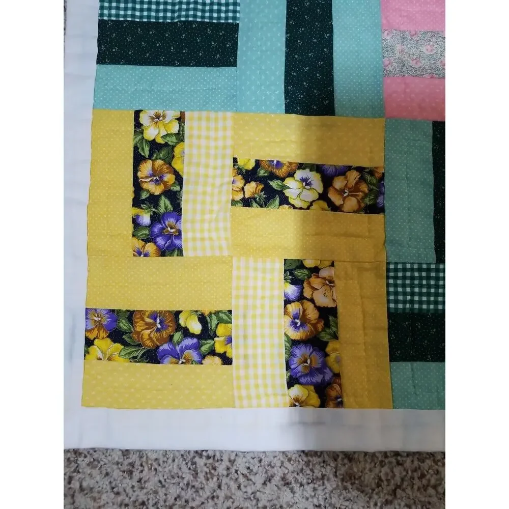 Patchwork Colorful Handstitched 37.5
